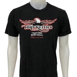 Toby Keith I Love This Bar & Grill Las Vegas black t-shirt size XL